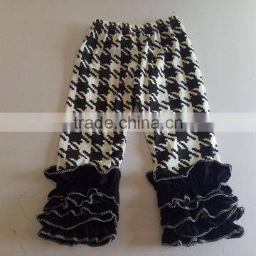 wholesale plaid material leggings houndstooth icing baby leggings