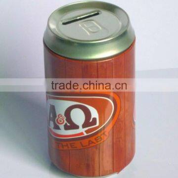 Customized Fashion Promotion Creative Modelling Piggy Bank Cheap Tin Coin Bank photo-3