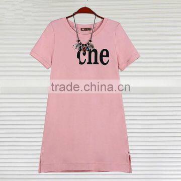 Fashion Lady Elongated T shirt