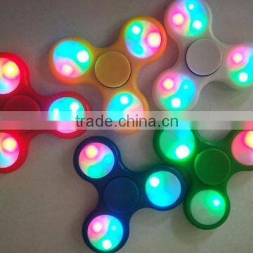 Painted LED Lights Light Fingertips Gyro Flashing Light Fingertips Three Leaf Camouflage Gyro Finger Luminous Decompression photo-6