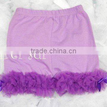 Kids Purple Ruffles Bottom Pettishorts TS4