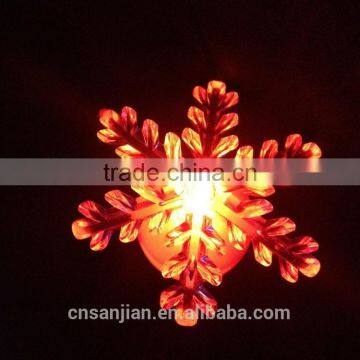 Flashing Acrylic Night Light Beautiful Crystal Room Decoration photo-2