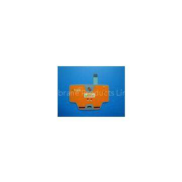 Yellow PET Flexible Membrane Switch , 0V - 30V DC Rated Current