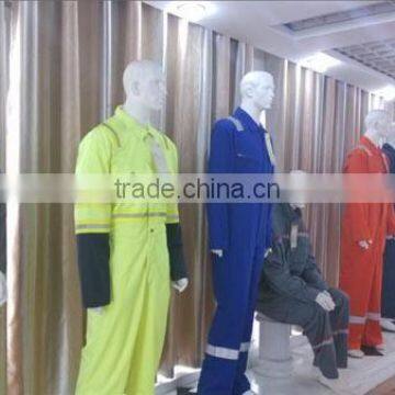 ASTMF1506 Fluorescent YELLOW ORANGE Fabric High Quality hi Vis Anti-static Fabric Used Workwear