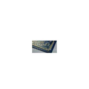 Multilayers Custom PCB Board Fabrication with Blue Solder and Semi Holes
