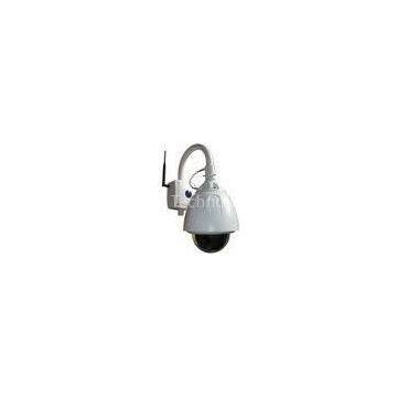 Wireless / Wired Pan Tilt Zoom IR Camera Outdoor Vandal Proof , 32Bit RSIC