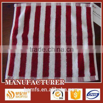 Wholesale cheap red 100% cotton face towels