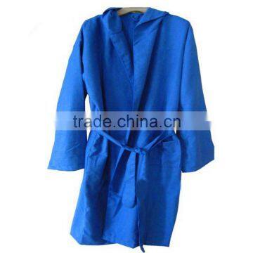 microfiber travel bathrobe custom made hooded or not microfiber bathrobe