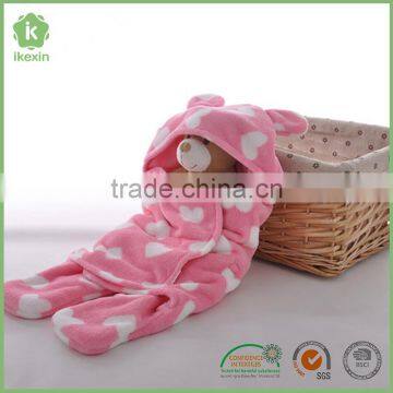 Animal Shapes Baby Berber Fleece Swaddle Blanket