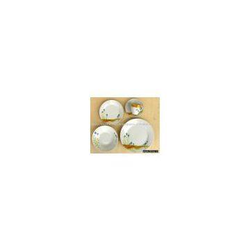 porcelain round dinner set