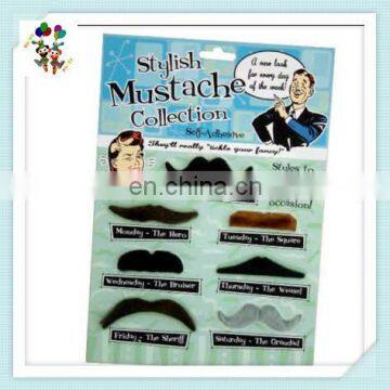 7pcs Stylish Colors Party Funny Synthetic False Fake Moustache HPC-0353