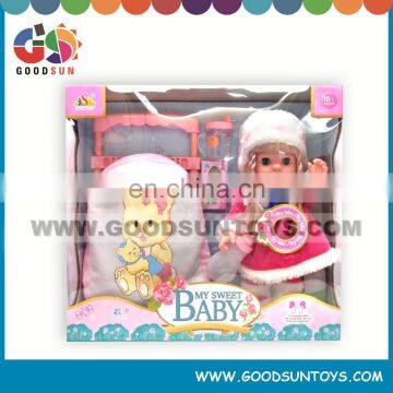 Newest Baby Toy 14 Inch Laugh Cry Fashion Doll Toy for Children photo-2