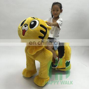 HI good quality stuffed animal ride electric ride on horse toy, battery operated ride on horse