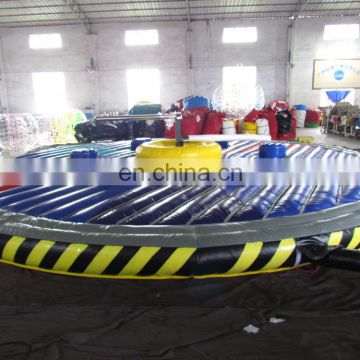 Wipeout with Automactic Machine,Inflatable Wipeout Course for Sale