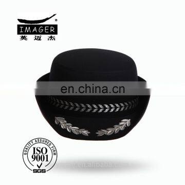 Customized Black Plain Style Air Defence Forces Master Gunnery Sergeant Bucket Cap for Women