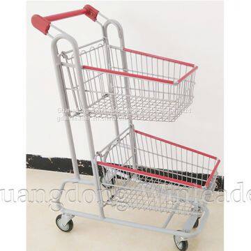 Two Basket Shopping Cart