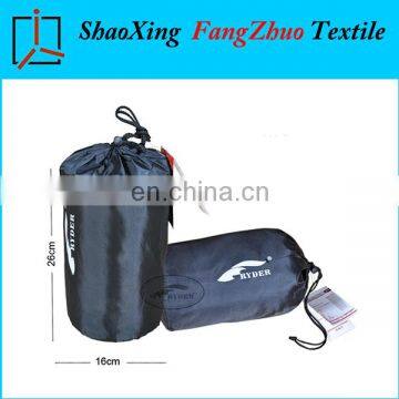 with black bag flannel fleece plush fleece sleep bag picnic luxury blanket in purple color