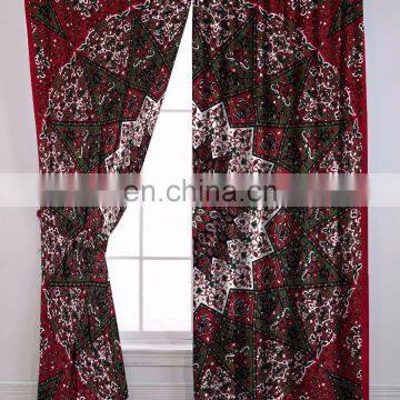 Indian Beautiful Star Mandala Home Decorative Curtains Set Window Balcony Wall Hanging 2017 Door Curtains