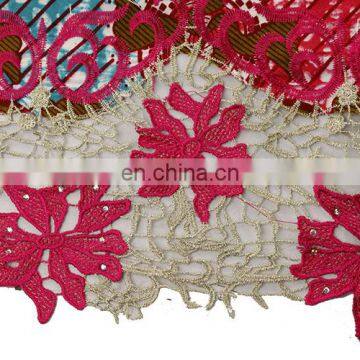 2016 Most Pupular Wax With Guipure Fabric for Women photo-3