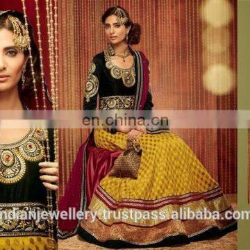 Anarkali Salwars, Salwar Kameez Designer Suits Manufacturer, Anarkali Salwars Kameez Suit Exporter photo-5