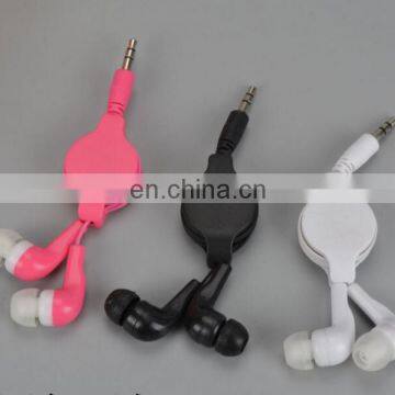 Factory Promotional Colorful Retractable Headset Headphone photo-3