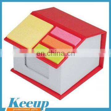 2016 Newest colorful Unique Design House Shape Memo Pad Holder