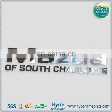 Customs Metal Electroformed Label For Company Logo