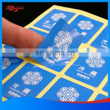 China manufacturer label printing sticker