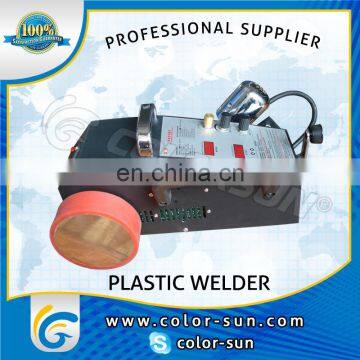 Automatic hot air pvc banner welding machine