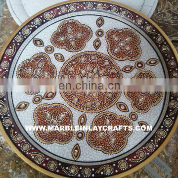 Antique Shape Marble Plate