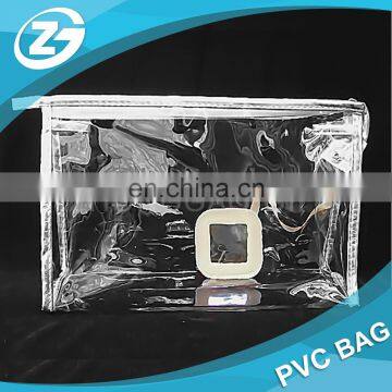 Cheap Zipper Top Waterproof Clear PVC Toiletry Bag photo-2