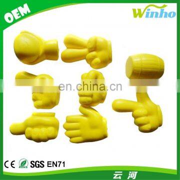 Winho PU Soft Hand Pu Finger Shape Anti Stress Ball