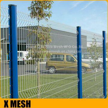 High Security 3D Curved PVC Coated Steel Wire Mesh Protecting Fence Panels