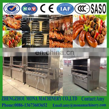 Stainless steel brazilian rodizio machine gas grill/electric /shawarma machine for sale