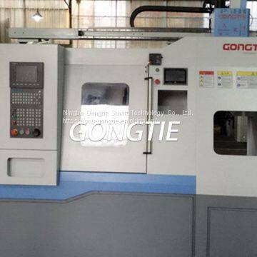 CNC Lathe With Station Rotary Stocker