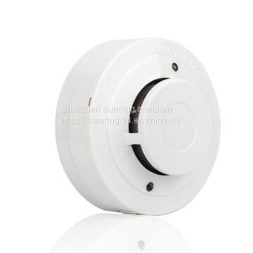 2019 new arrivals 2-Wire Network Photoelectric 12V smoke detector for conventional fire alarm system