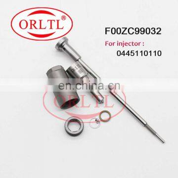 F00ZC99032 Common Rail Injector Overhaul Kits F 00Z C99 032 Steam Valve Assy F00Z C99 032 F00VC01034 For Renault 0445110110