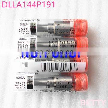 100%  High Quality Diesel Engine Injector Nozzle P Type DLLA144P191