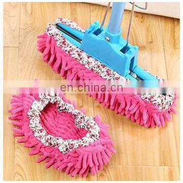 Household Cleaning Tools Floor Cleaning MOP Slippers Microfiber Chenille Shoe Covers photo-3