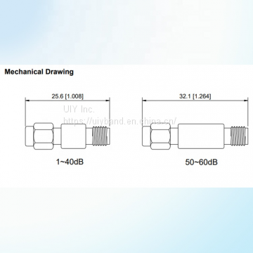 DC-6GHz SMA-Male / SMA-Female RF Coaxial Attenuator 2W photo-4