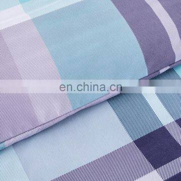 Comforter Set Microfiber Luxury Comforter Plaid Pattern Set Bedding,Bed Sheet And Comforter Set# photo-4