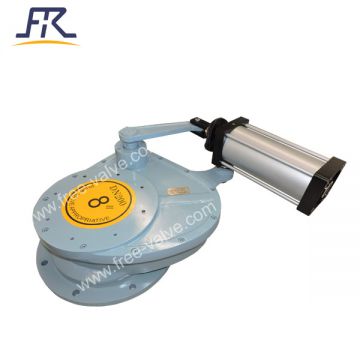 Pneumatic operation Ceramic Lined Swing disc Feeding Valve for Ash system