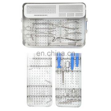 China Manufacture Bone Surgery Instruments Small Fragment Locking Plates Instruments Set AO Orthopedic Surgical Implants