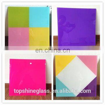 Custom 6mm 8mm Building Glass Decoration Tempered Silk Screen Printing Glass photo-2