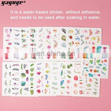 Transfer Tattoos Nail Sticker Flowers Nart Nail Polish Sticker on Sale photo-3