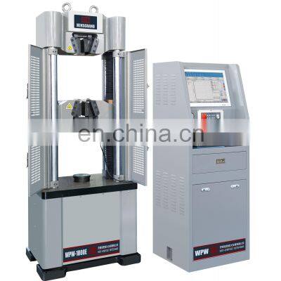 500kn 600kn Digital Display Hydraulic Universal Tensile Compression Bending Testing Machine Equipment