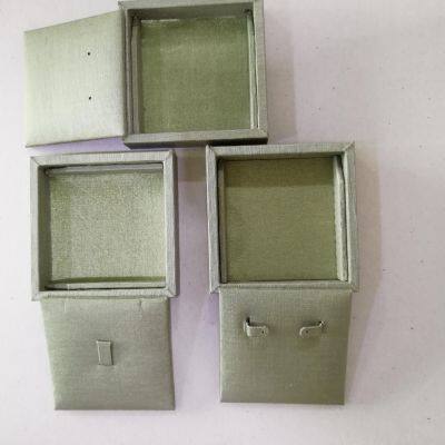 Custom Logo Jewelry Set Box Gray Jewelry Packaging Box Wholesale Customization