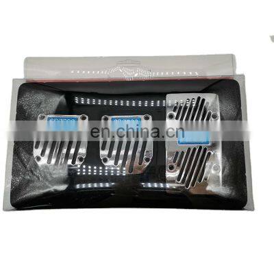 High performance gasoline brake shoe clutch accelerator pedal pad set aluminum foot scooter