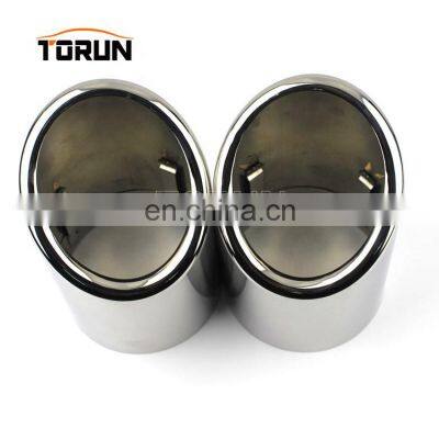 Hot Sale High Quality Universal Car Exhaust Muffler for Audi A6L Mirror Polish photo-3