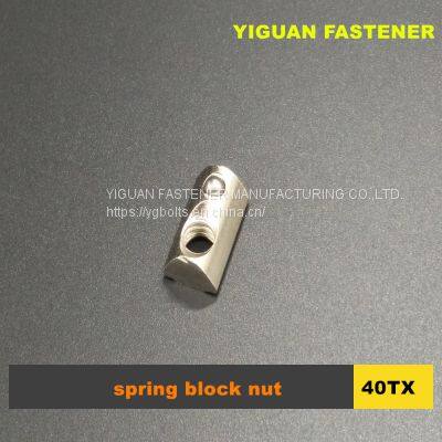 Elastic nuts for 45 series